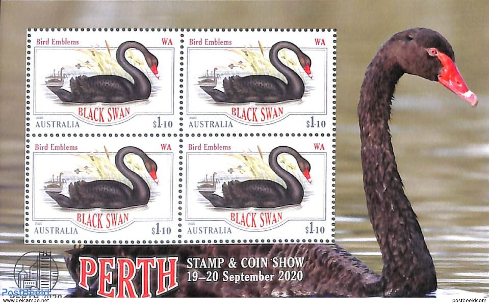 Australia 2020 Perth Stamp Exposition S/s, Mint NH, Nature - Birds - Philately - Ungebraucht