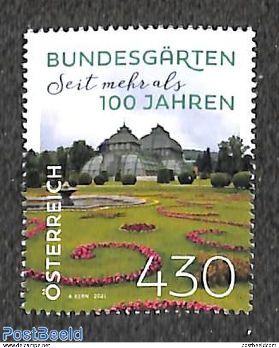 Austria 2021 Federal Gardens 1v, Mint NH, Nature - Gardens - Ungebraucht
