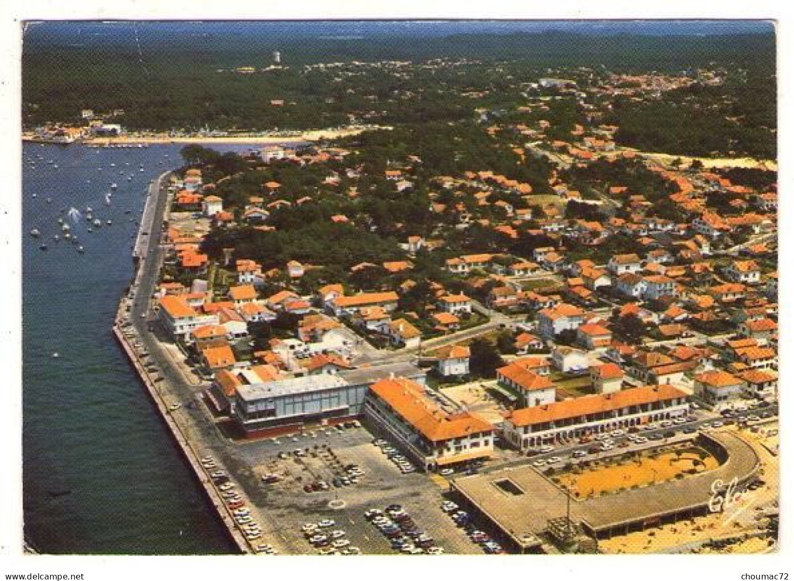 GF (40) 192, Capbreton, Chatagneau 5881, Vue Générale Du Centre De La Plage, état ! - Capbreton