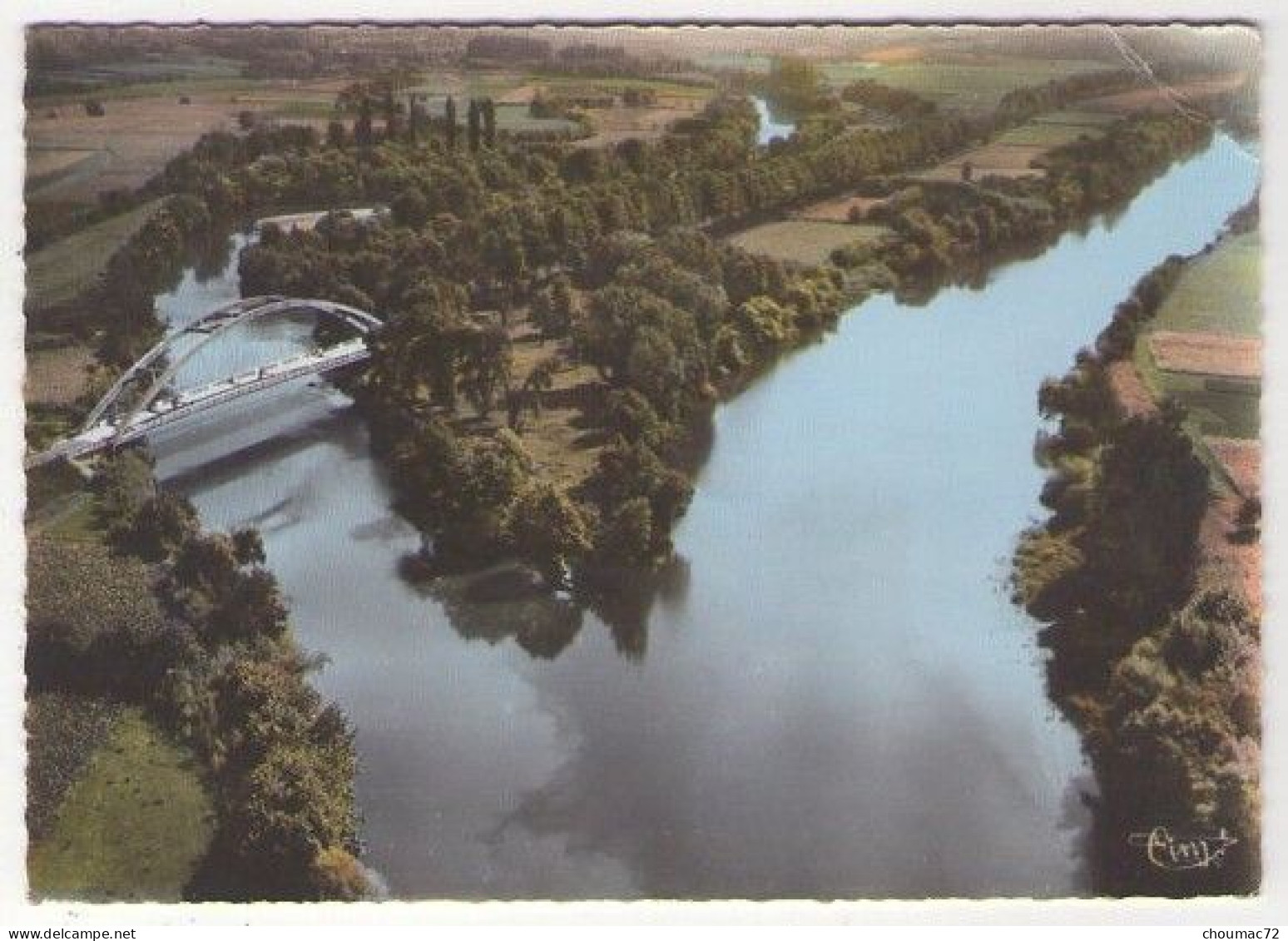 GF (40) 116, Peyrehorade, Combier 5 A, Vue Aérienne, Le Pont De La Gravette Et Le Confluent Des Gaves - Peyrehorade