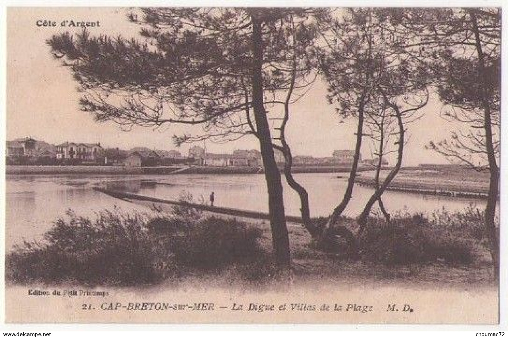 (40) 066, Capbreton Sur Mer, MD 21, La Digue Et Villas De La Plage - Capbreton