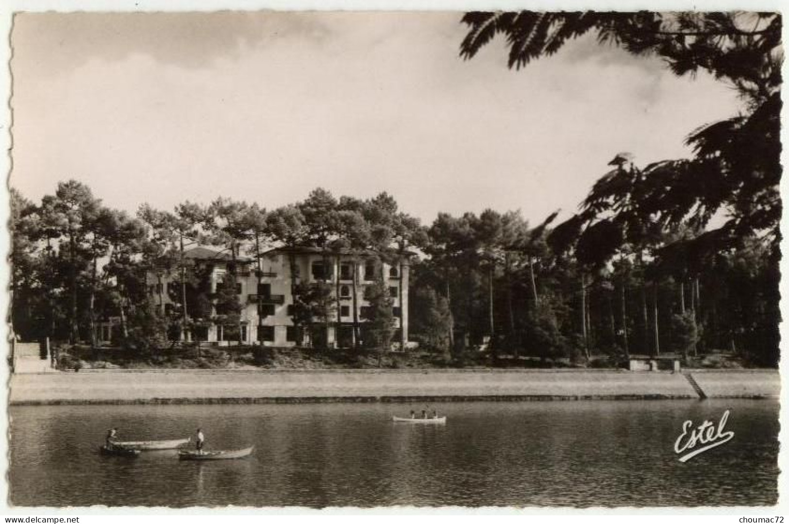 (40) 023, Hossegor, Estel 3458, Le Canal Et L'Hotel Du Lac - Hossegor