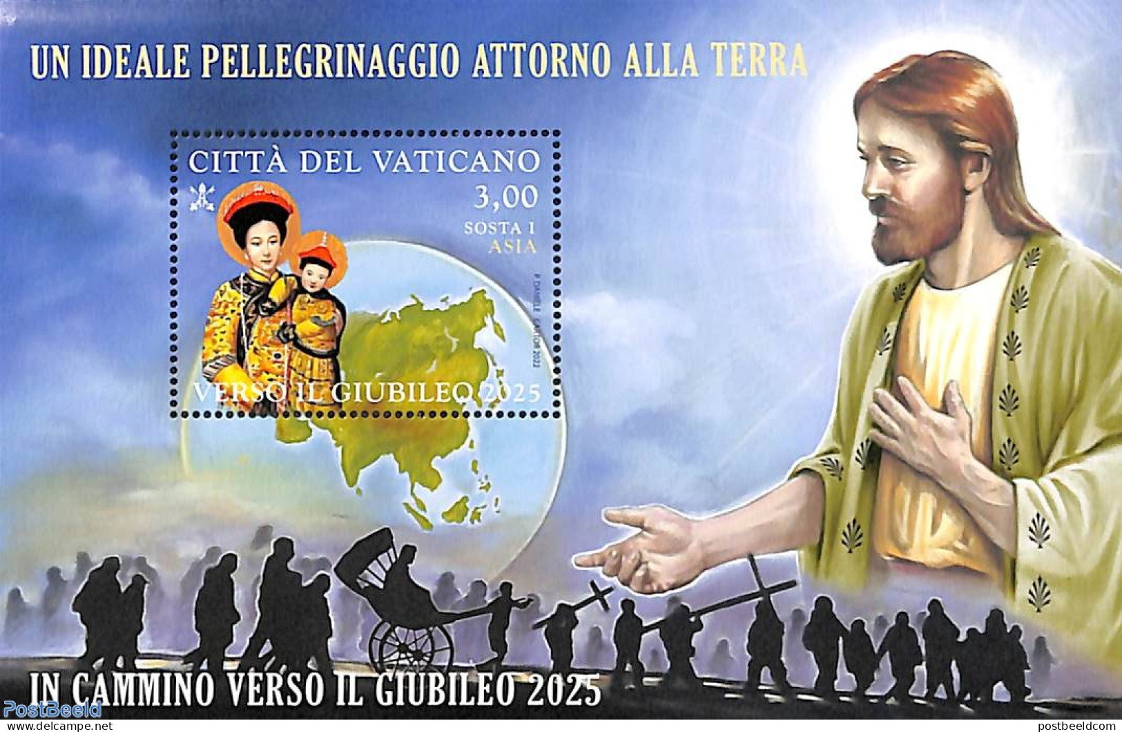 Vatican 2022 Towards 2025 S/s, Mint NH, Various - Maps - Neufs