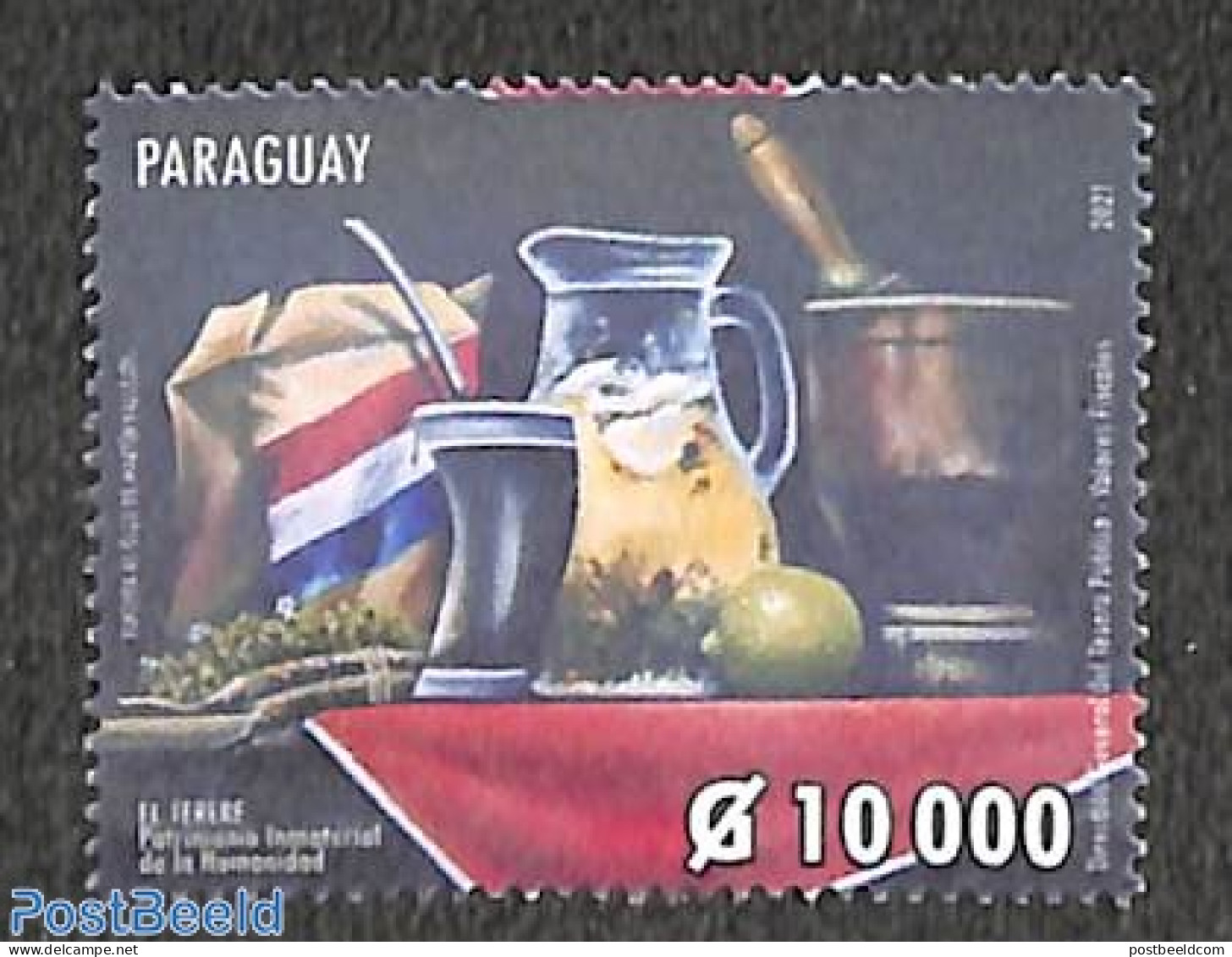 Paraguay 2021 Terere 1v, Mint NH, Health - Food & Drink - Ernährung