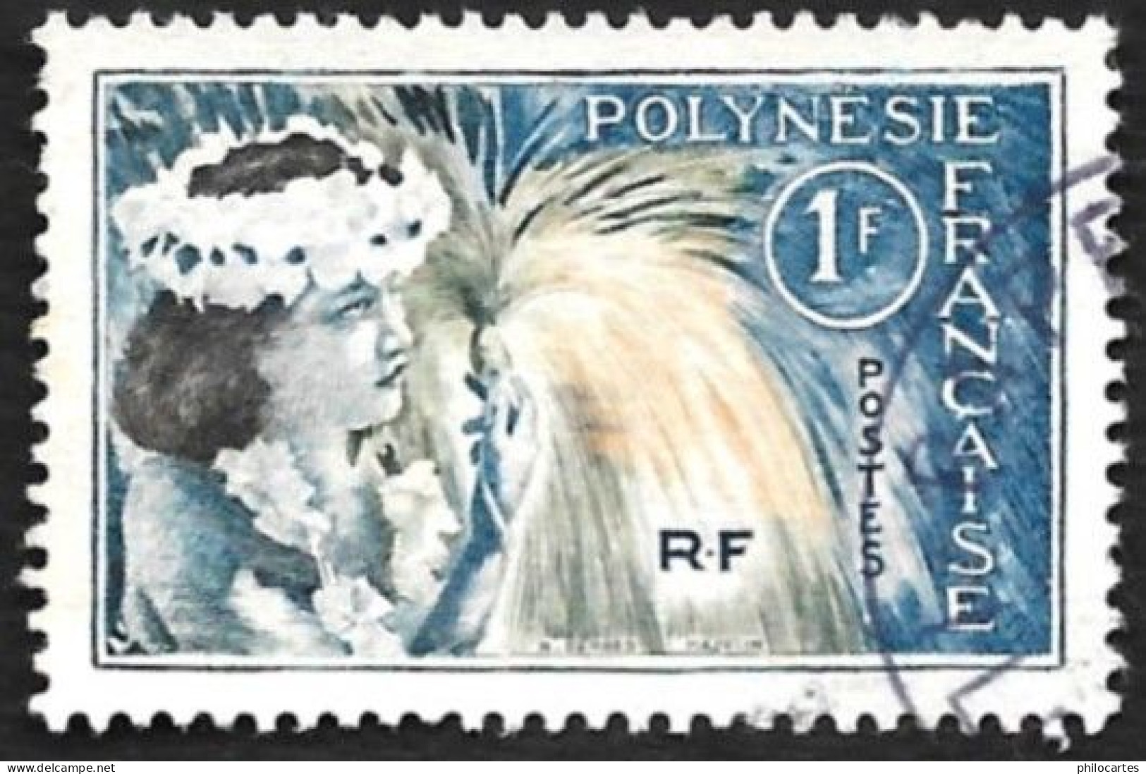 POLYNESIE 1964  -  YT  27  - Danseuse - Oblitéré - Oblitérés