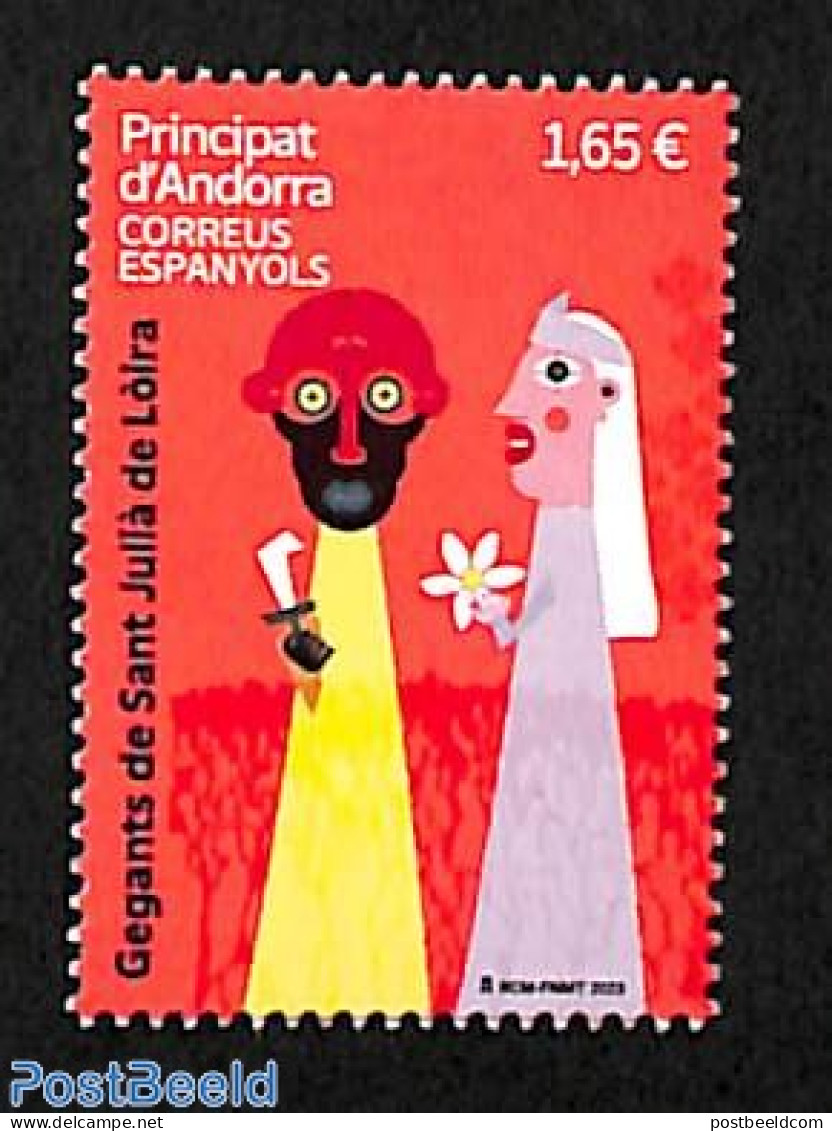 Andorra, Spanish Post 2023 Sant Julia De Loira 1v, Mint NH - Unused Stamps