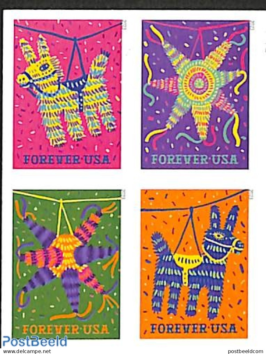 United States Of America 2023 Pinatas 2x4v, Double Sided, Mint NH - Ungebraucht