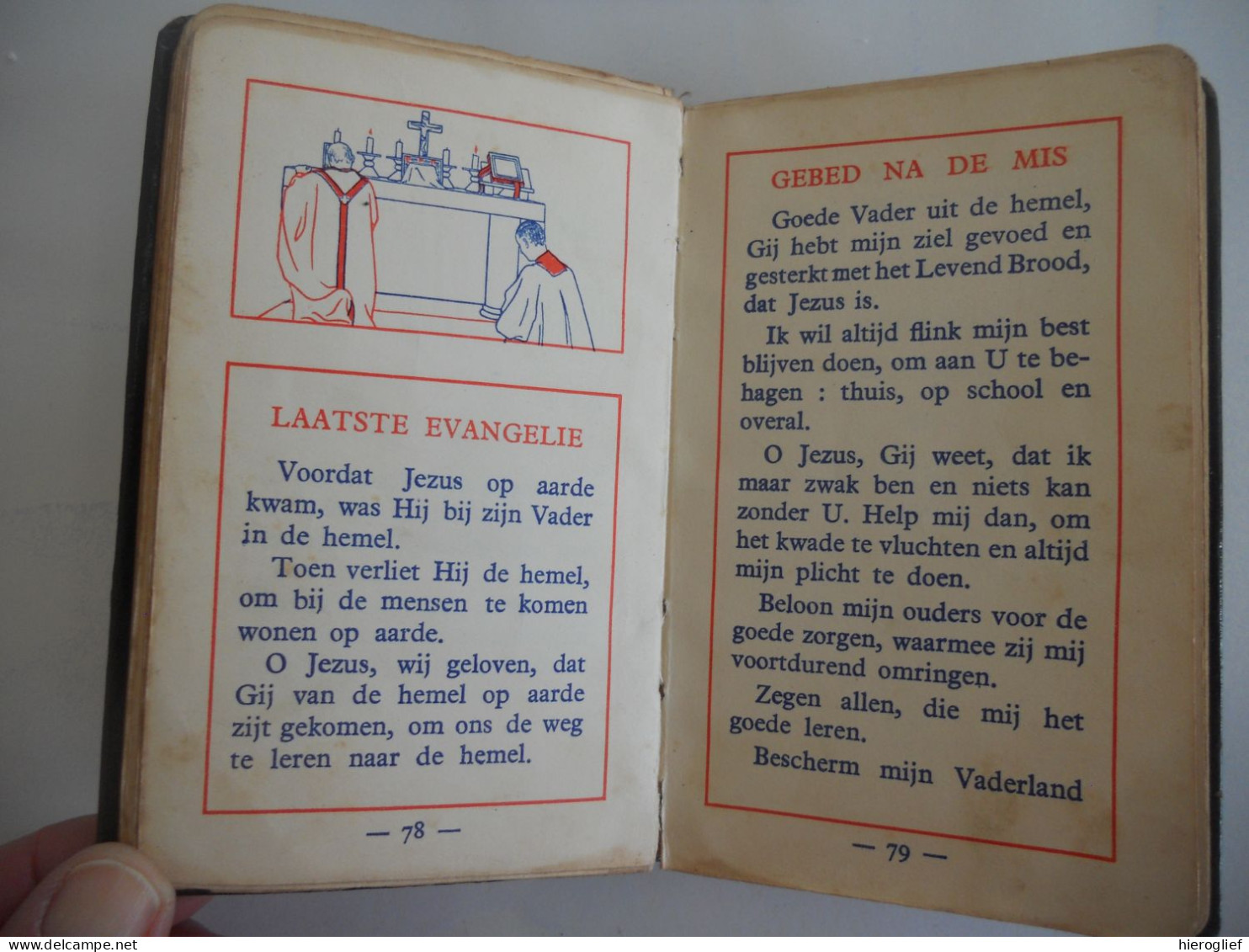 MIJN MISSAALTJE  - Uitgave Abdij Keizersberg Leuven - 1947 / Kerkboek Kinderen Jeugd Godsdienst Religie - Autres & Non Classés