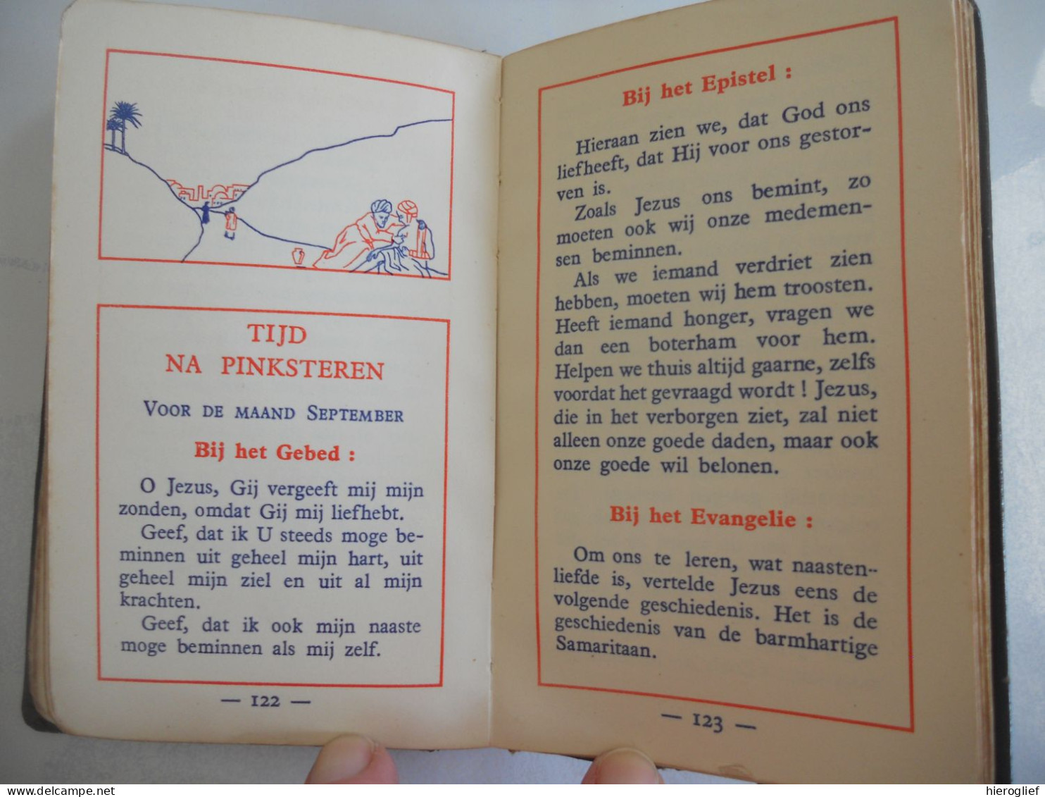 MIJN MISSAALTJE  - uitgave Abdij Keizersberg Leuven - 1947 / kerkboek kinderen jeugd godsdienst religie