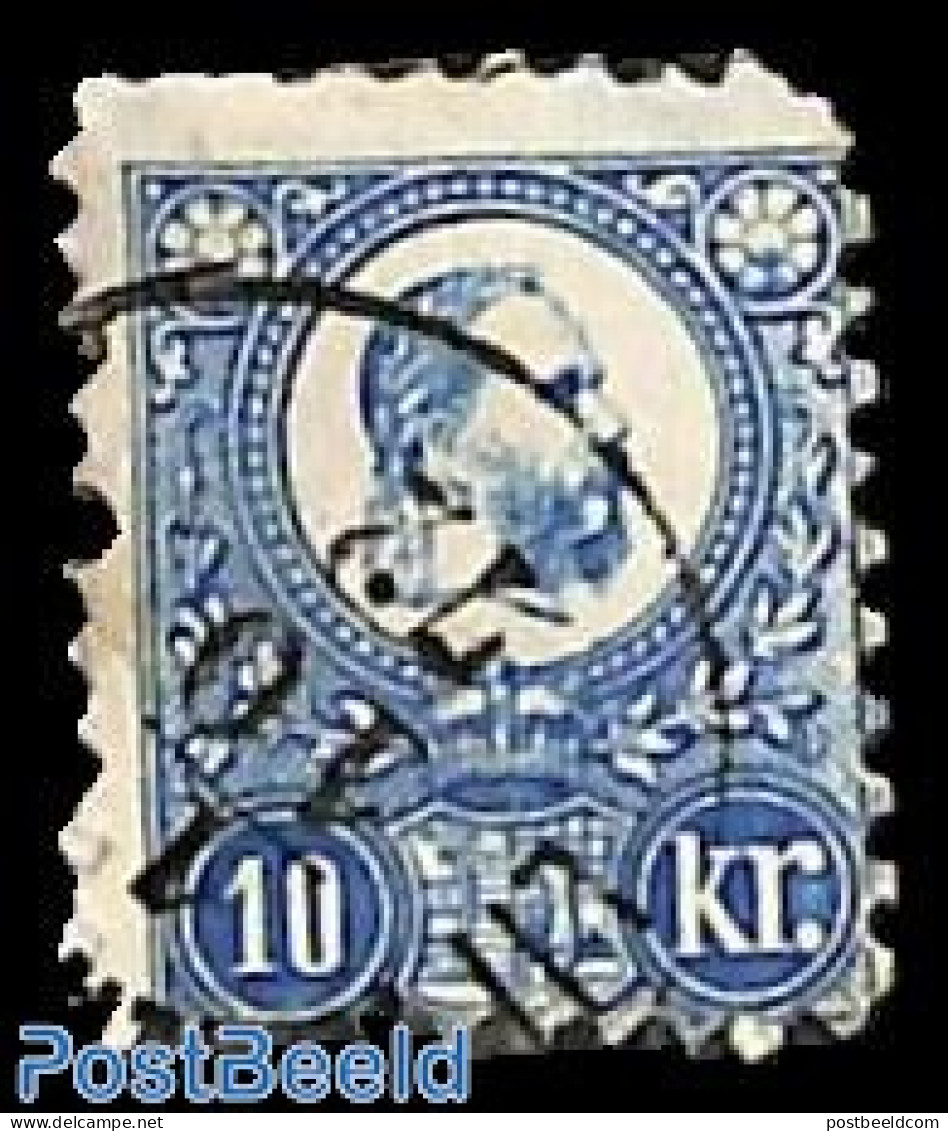 Hungary 1871 10K, Used, Used Or CTO - Oblitérés