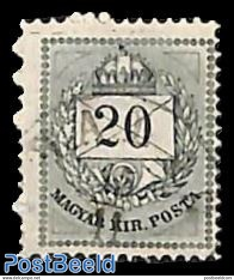 Hungary 1881 20K, Perf. 13, Used, Used Or CTO - Used Stamps