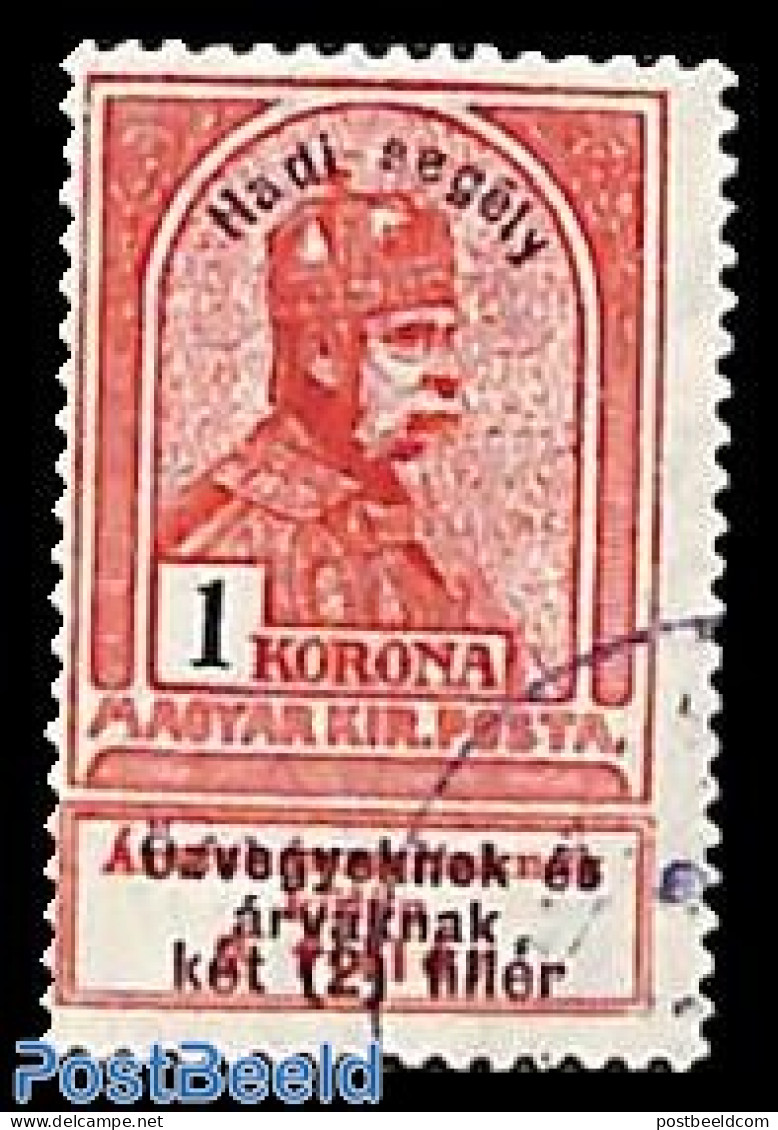 Hungary 1914 1K, Used, Used Or CTO - Oblitérés