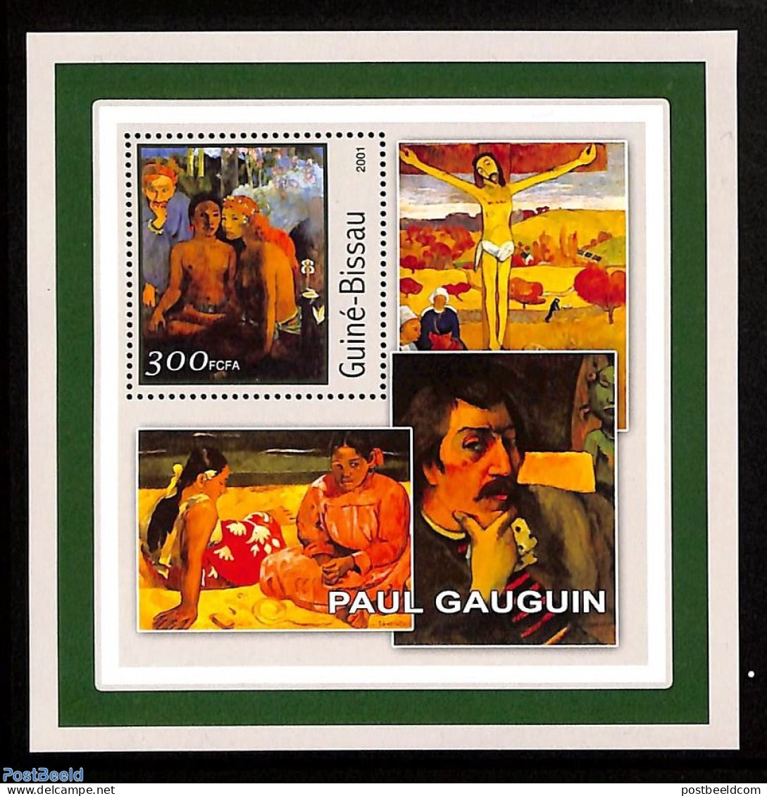 Guinea Bissau 2001 Paul Gauguin S/s, Mint NH, Art - Modern Art (1850-present) - Paintings - Paul Gauguin - Guinée-Bissau
