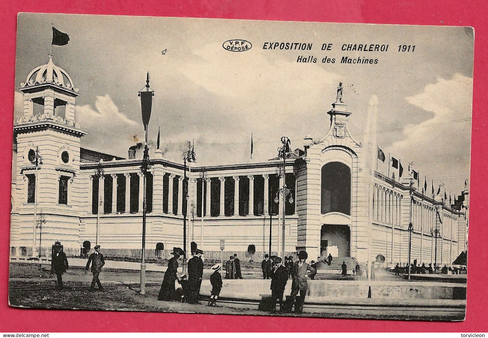 C.P. Charleroi   = Exposition De  1911 : Halle  Des  Machines - Charleroi