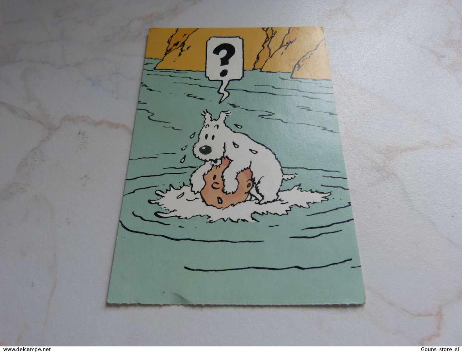 BC29-22 Cpsm Hergé Tintin Milou Q8 - Stripverhalen
