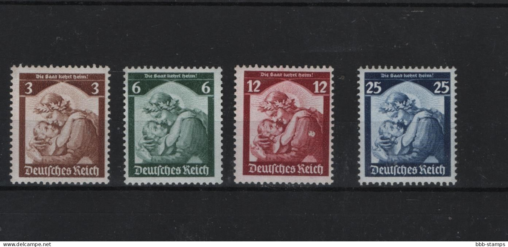 Deutsches Reich  Michel Kat.Nr  Postfr/** 565/568 - Unused Stamps