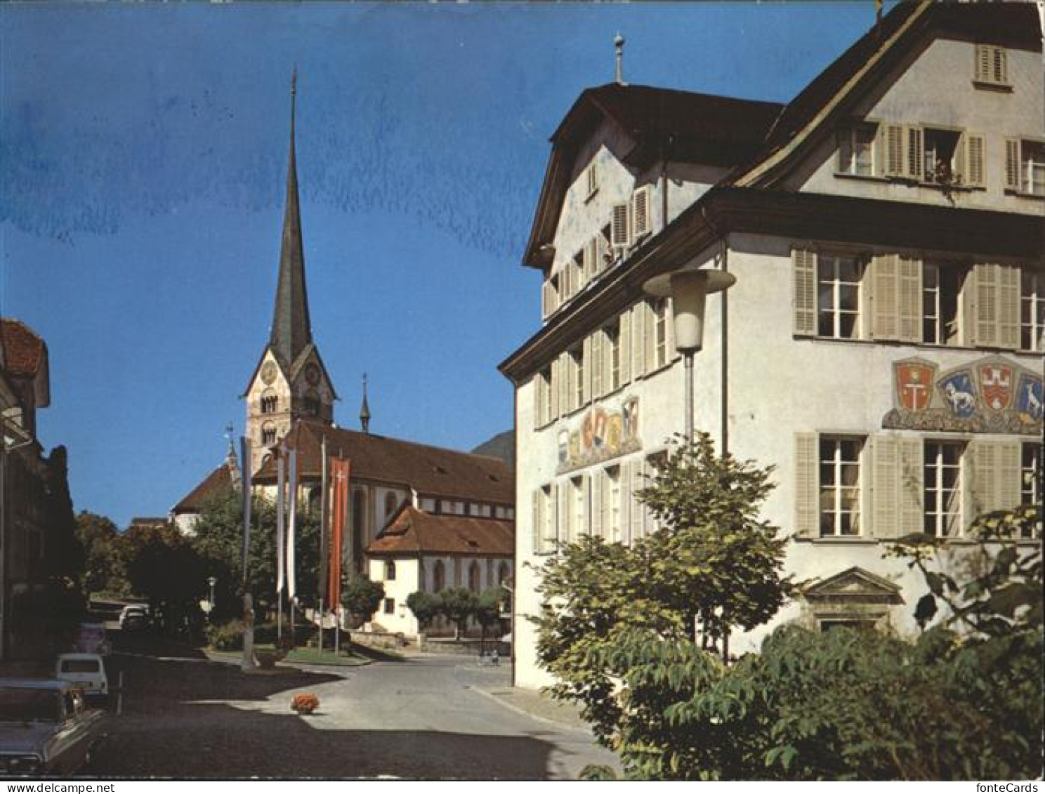 11181645 Stans Nidwalden Rathaus, Pfaarkirche 17. Jahrhundert Stans - Autres & Non Classés