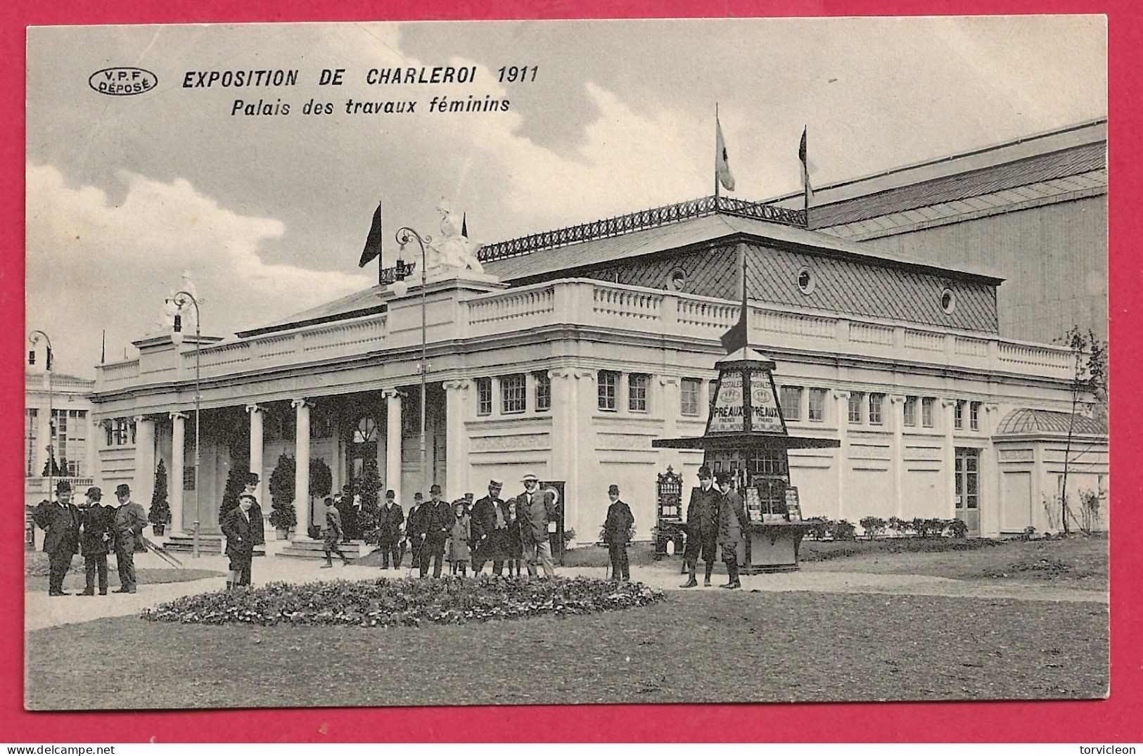 C.P. Charleroi   = Exposition De  1911 :  Palais  Des  Travaux  Féminins - Charleroi