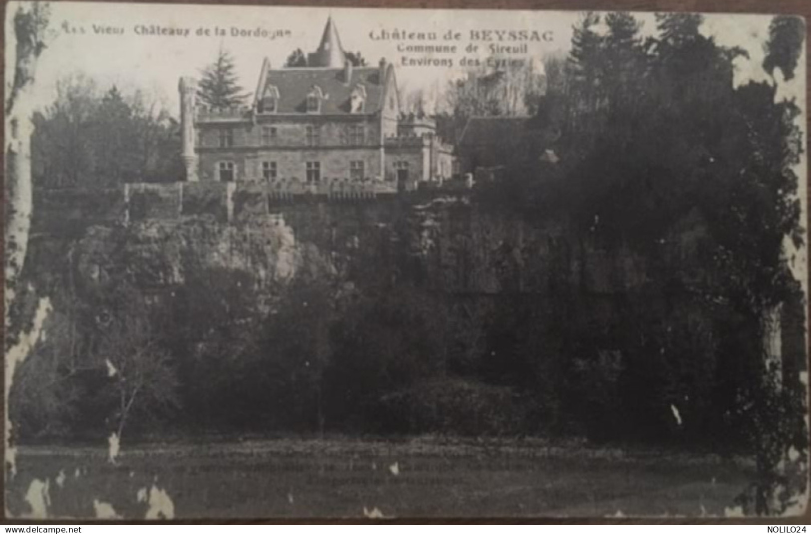 Cpa 24 Dordogne, Château De Beyssac, Sireuil, éd L.Garde, Non écrite - Autres & Non Classés