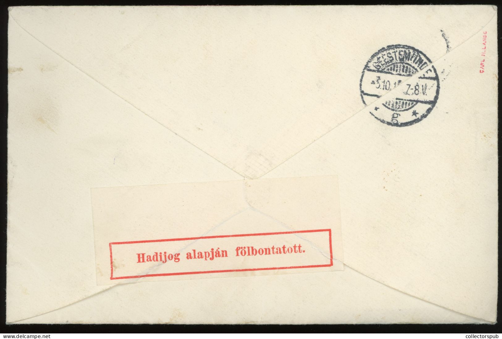 HUNGARY POZSONY 1915. Registered, Censored Cover To Germany - Briefe U. Dokumente