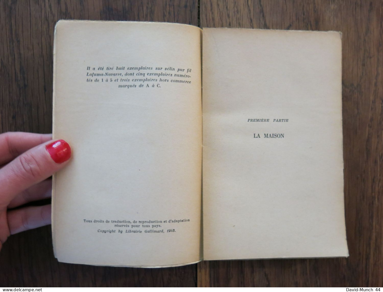 Gerbe Baude De Georges Magnane. Gallimard, Nrf. 1943 - Sonstige & Ohne Zuordnung