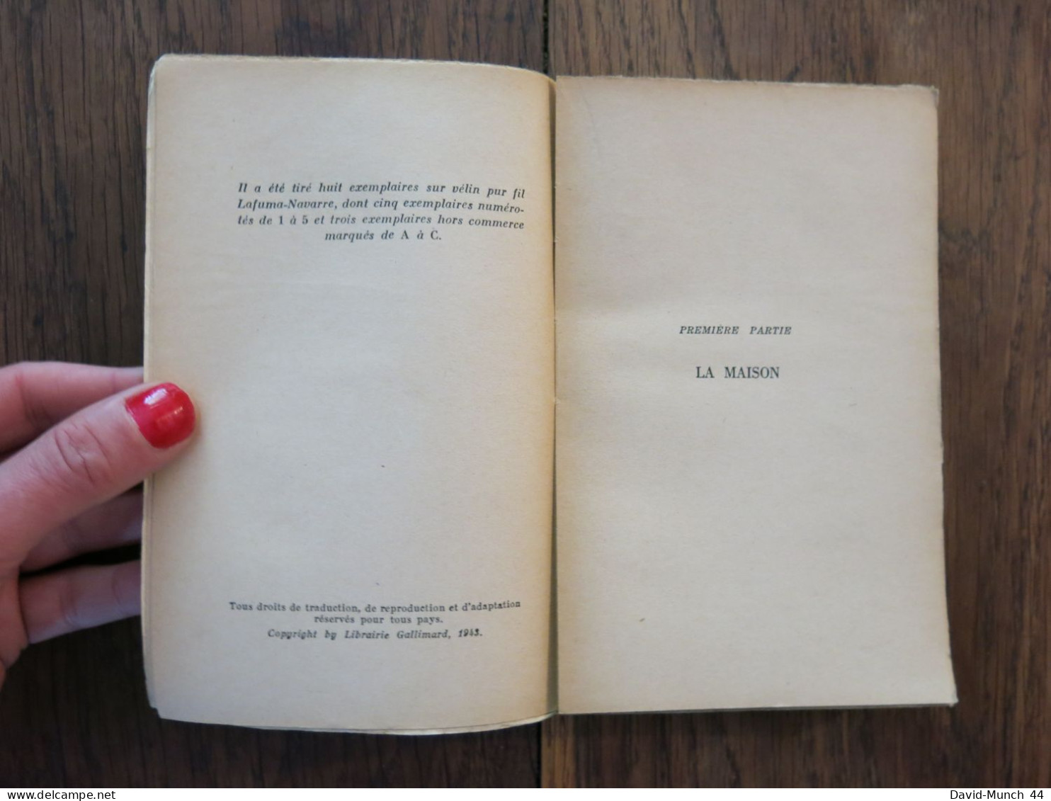 Gerbe Baude De Georges Magnane. Gallimard, Nrf. 1943 - Autres & Non Classés