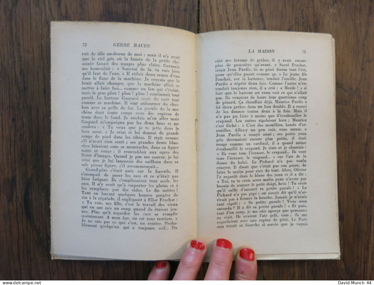 Gerbe Baude de Georges Magnane. Gallimard, Nrf. 1943