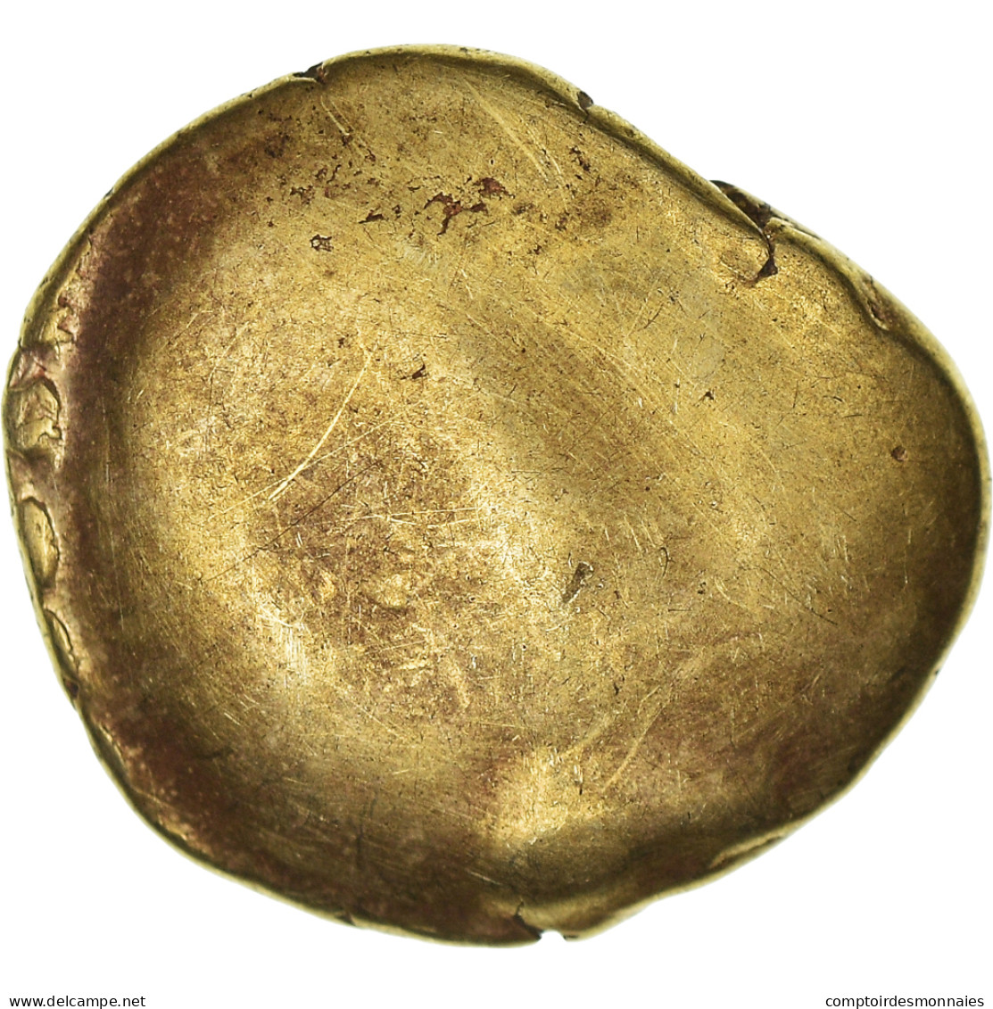 Monnaie, Ambiens, Statère, 60-50 AC, TTB+, Or, Delestrée:242 Var - Keltische Münzen