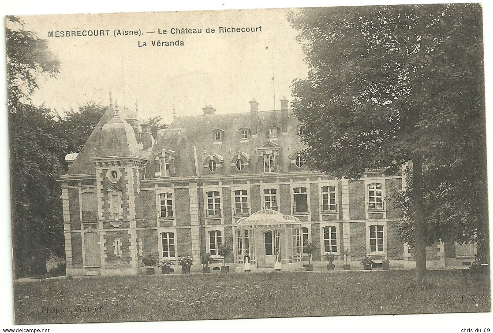 Mesbrecourt Le Chateau De Richecourt La Veranda - Autres & Non Classés