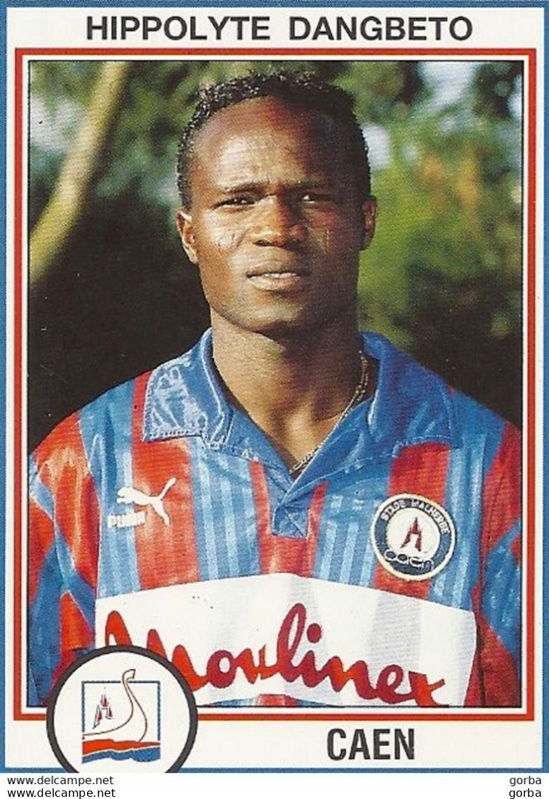 *PANINI - FOOT 1993 - N°35 Hippolyte DANGBETO - Stade Malherbe De CAEN - Franse Uitgave
