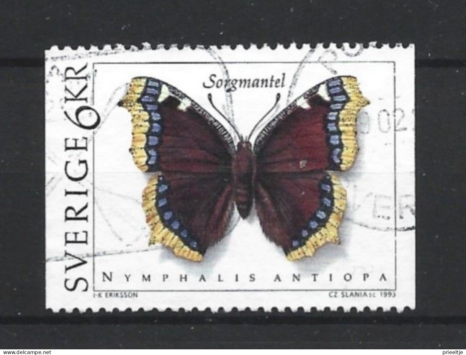 Sweden 1993 Butterfly Y.T. 1760 (0) - Used Stamps