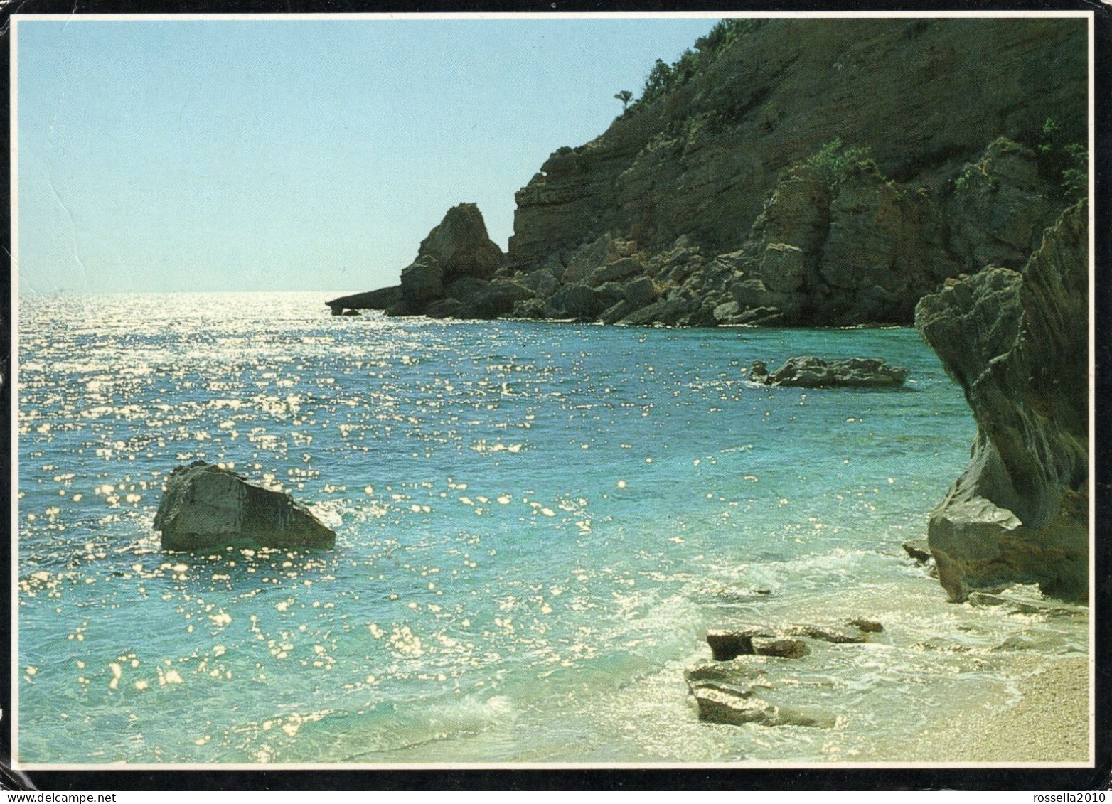 CARTOLINA ITALIA 1988 NUORO CALA GONONE CALA MARIOLU Italy Postcard ITALIEN Ansichtskarten - Nuoro