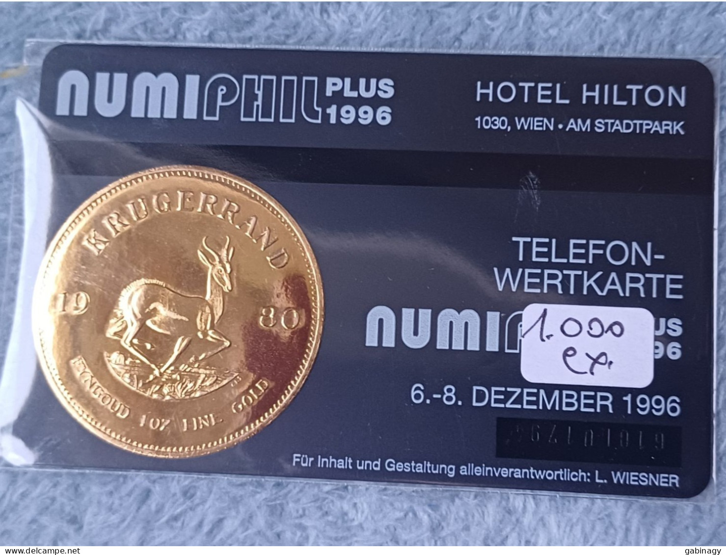 TRAIN - AUSTRIA - P696 - STAMP - DOG - NUMIPHIL - KRUGERRAND COIN - Trains