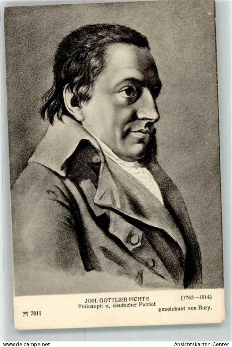 39426311 - Johann Gottlieb Fichte Philosoph Verlag Ackermann Serie 701 Nr.7011 Sign.Bury - Writers
