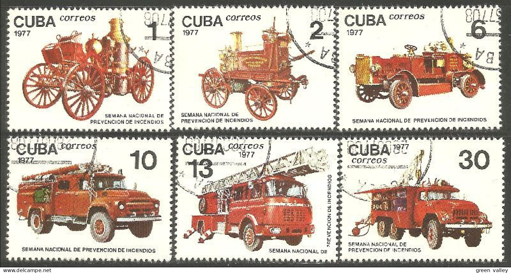 AU-7b Cuba Camion Pompier Fire Truck Bomberos Pompieri Feuerwehrauto - Firemen