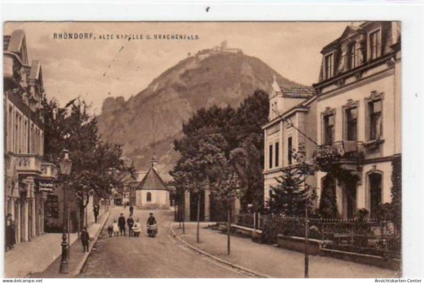 39052911 - Rhoendorf Mit Alter Kapelle Und Drachenfels. Feldpost, Mit Stempel Von 1914. Leichte Eckabschuerfungen, Leic - Sonstige & Ohne Zuordnung