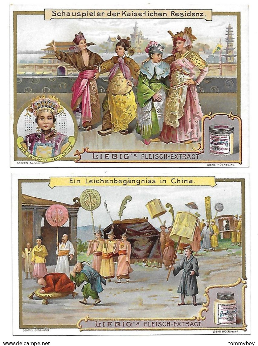 S 659, Liebig 6 Cards, China I. (GERMAN) (ref B16) - Liebig