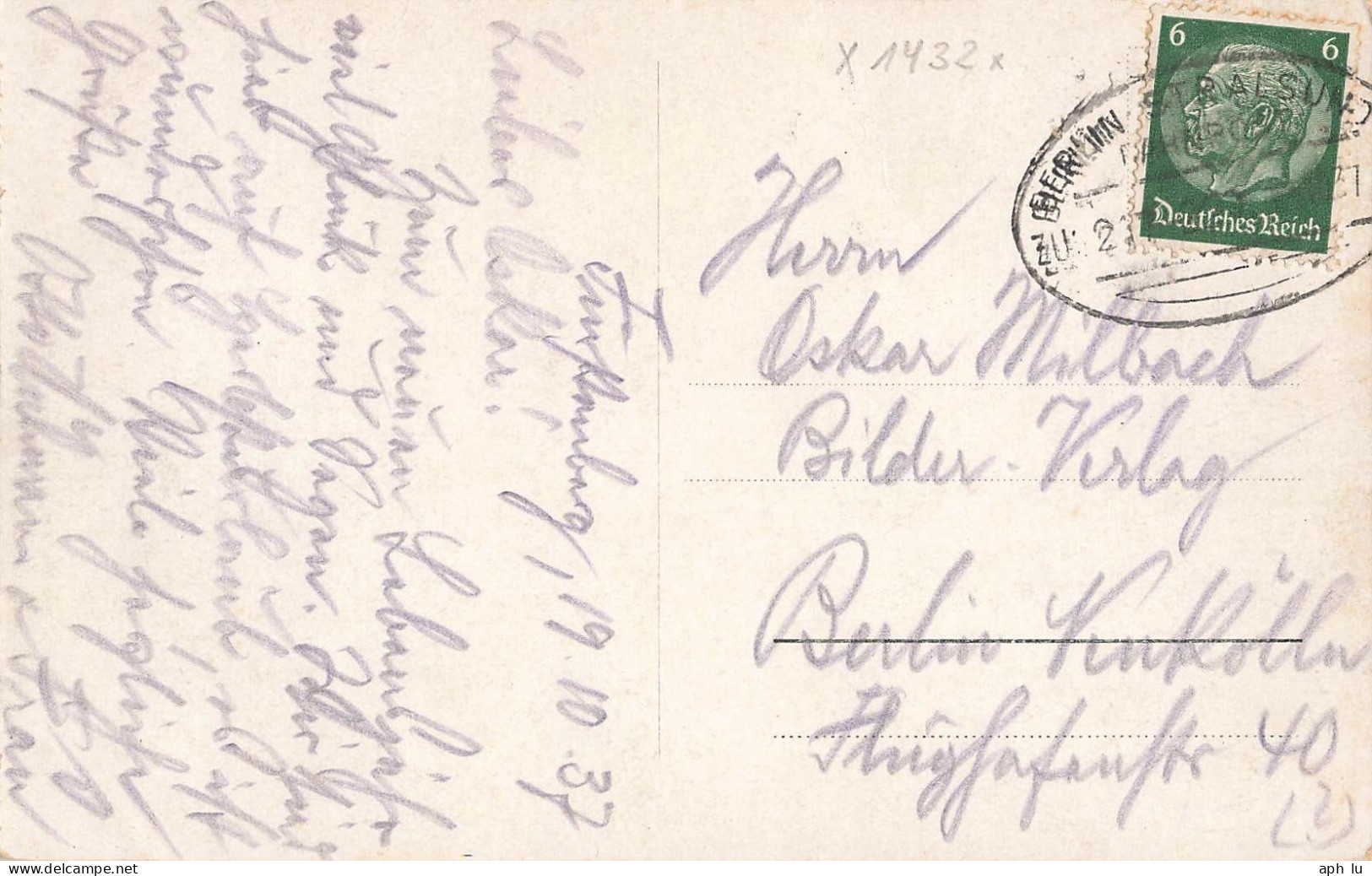 Bahnpost (Ambulant; R.P.O./T.P.O.) Berlin-Stralsund (ZA2670) - Lettres & Documents