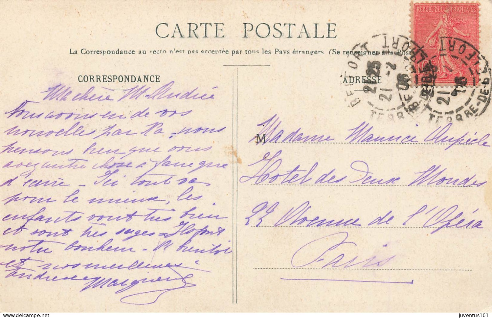 CPA Village De Lepuy Gy-Ballon D'Alsace-Timbre        L2926 - Other & Unclassified