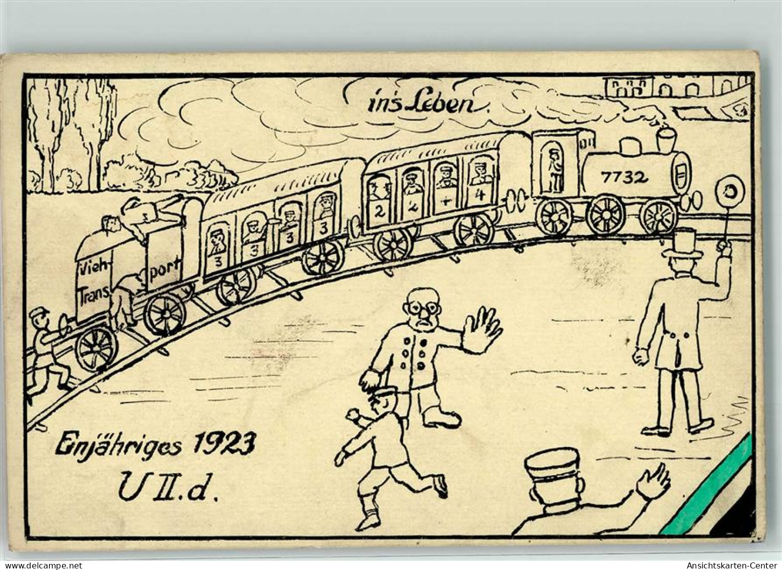 13927011 - Einjaehriges 1923 Karikatur - Scuole