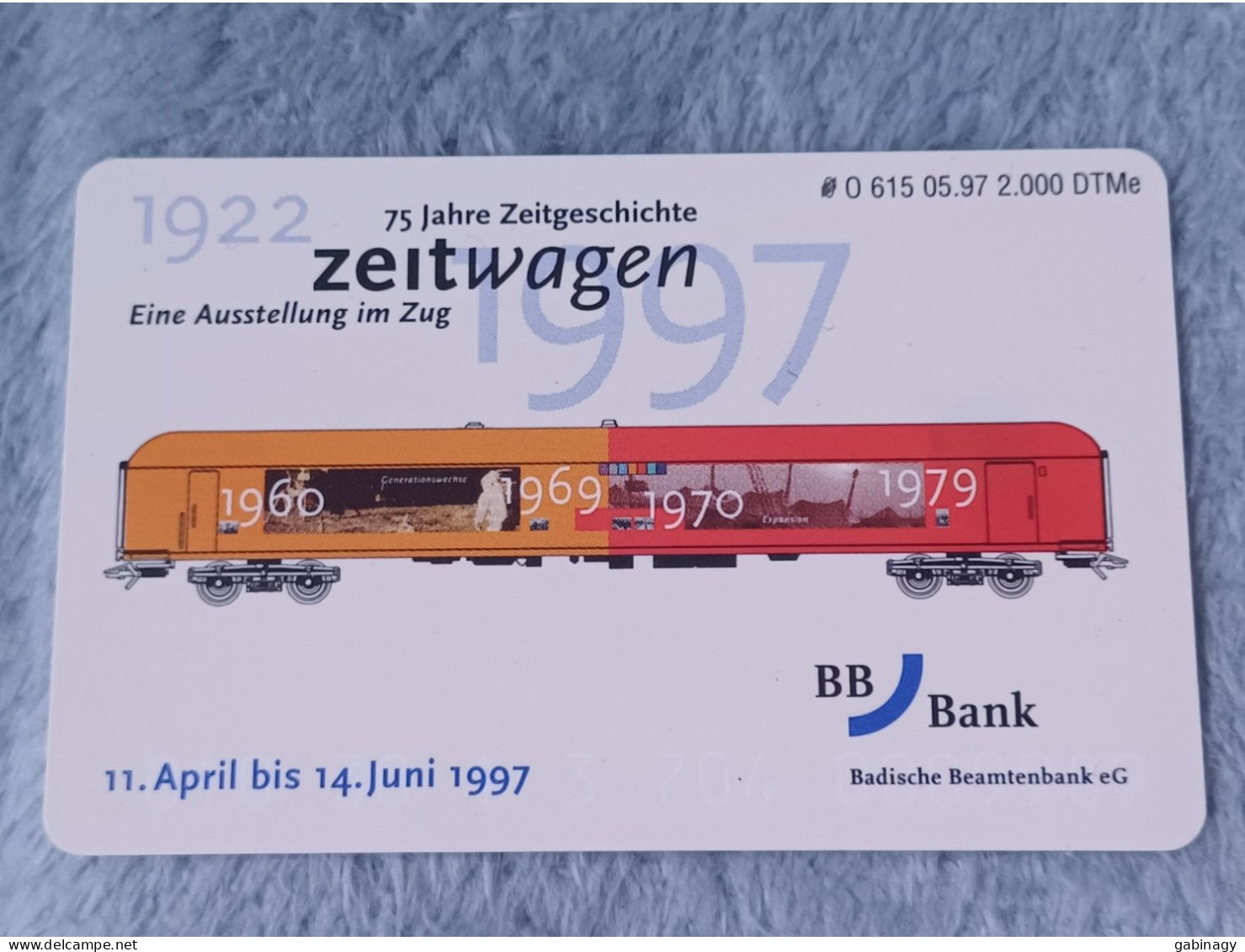 TRAIN - GERMANY - O 0615 - BB BANK - 2.000EX. - Eisenbahnen