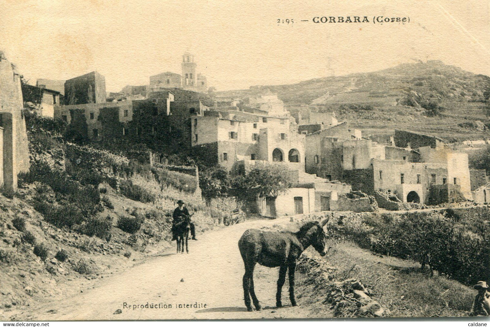 2B- CORSE -   CORBARA.         Collection. J.Moretti,Corté.  N°:2195 - Autres & Non Classés