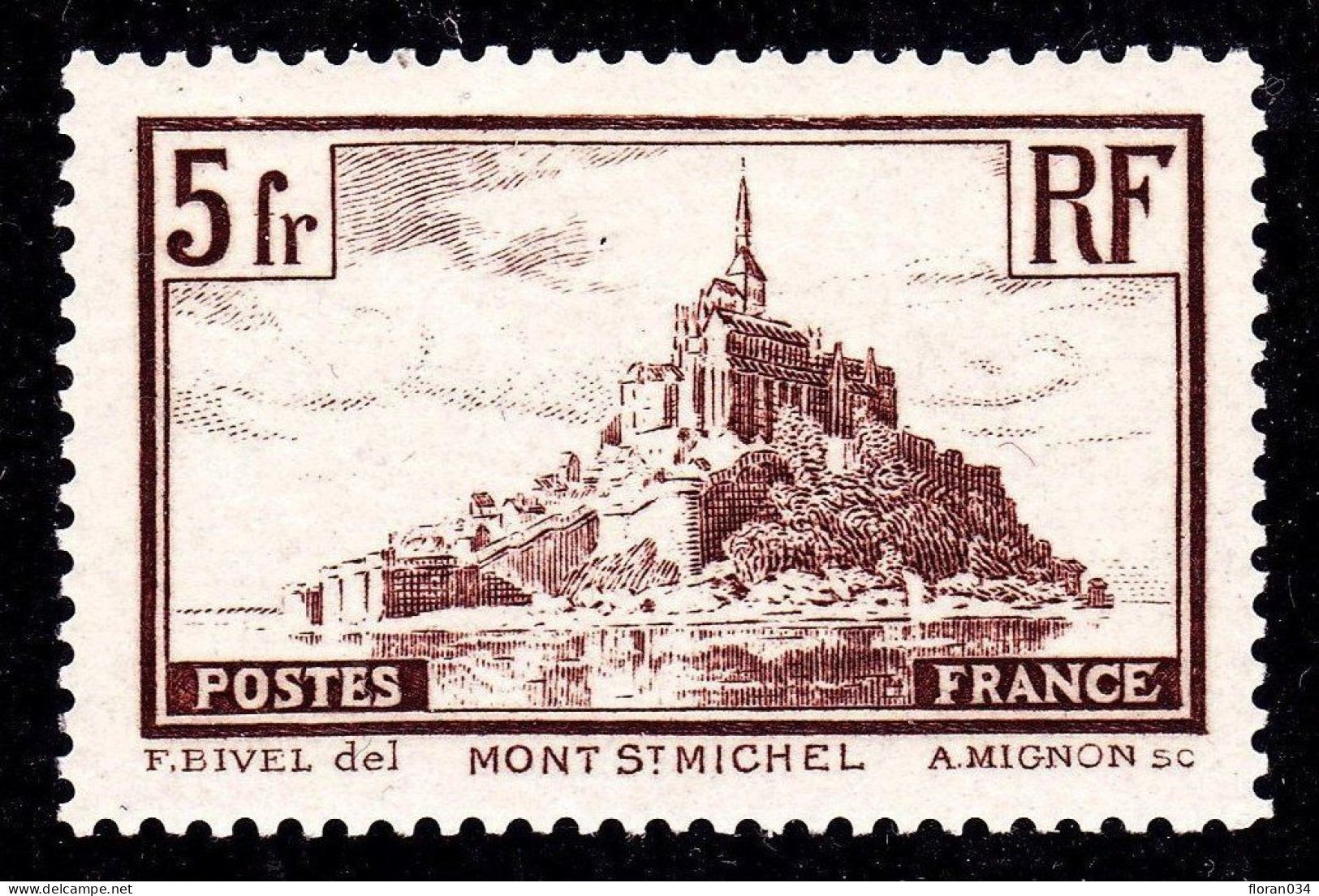France N° 260a Type 1 Neuf ** Signé Calves - TB Qualité - Cote 50 Euros - Unused Stamps
