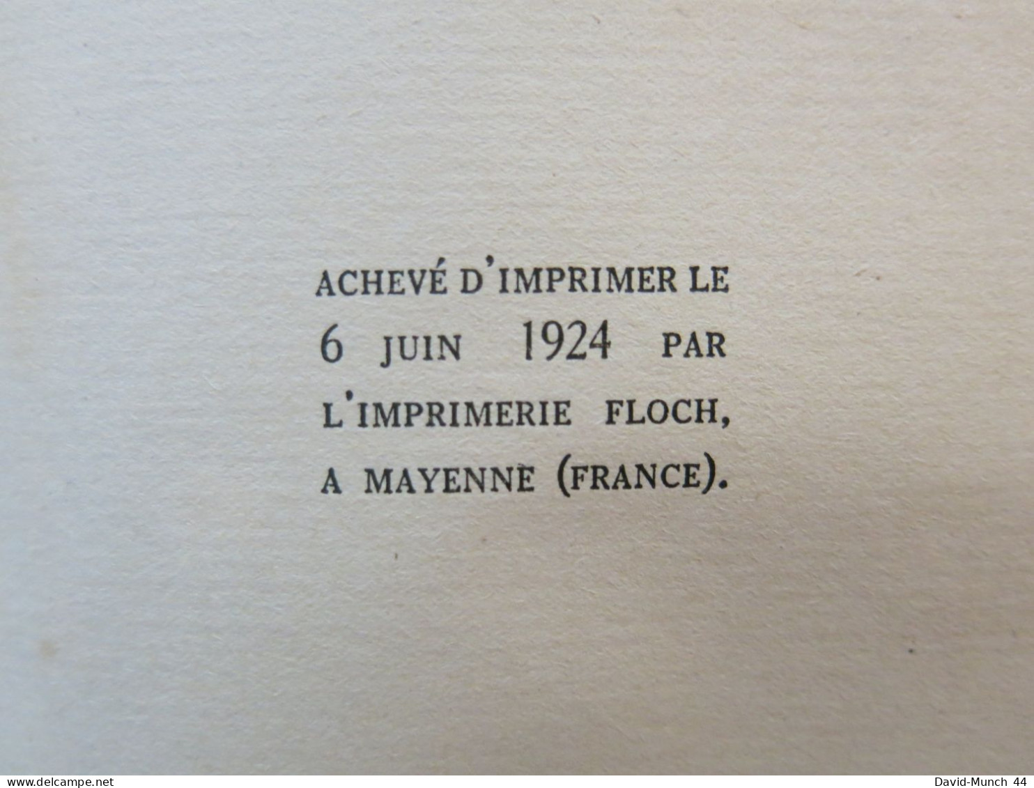 Le perroquet vert de La Princesse Bibesco. Librairie Grasset, "Les cahiers verts" n°40. 1924, exemplaire numéroté