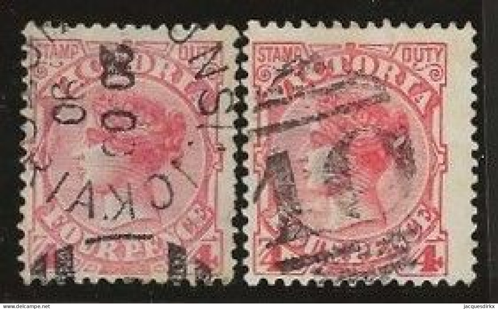 Victoria    .   SG    .   316/316a    .   O      .     Cancelled - Used Stamps