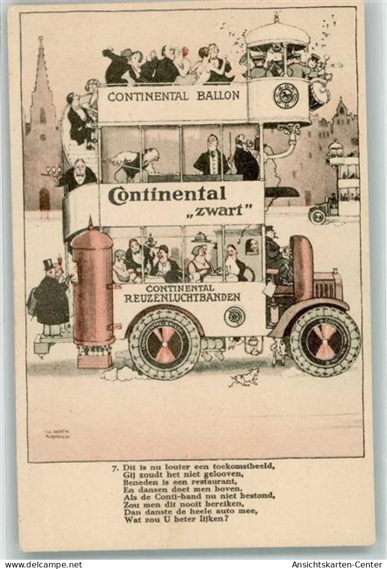 13634411 - Werbung Continental Ballon Zwart Omnibus Billard Surrealismus - Sonstige & Ohne Zuordnung