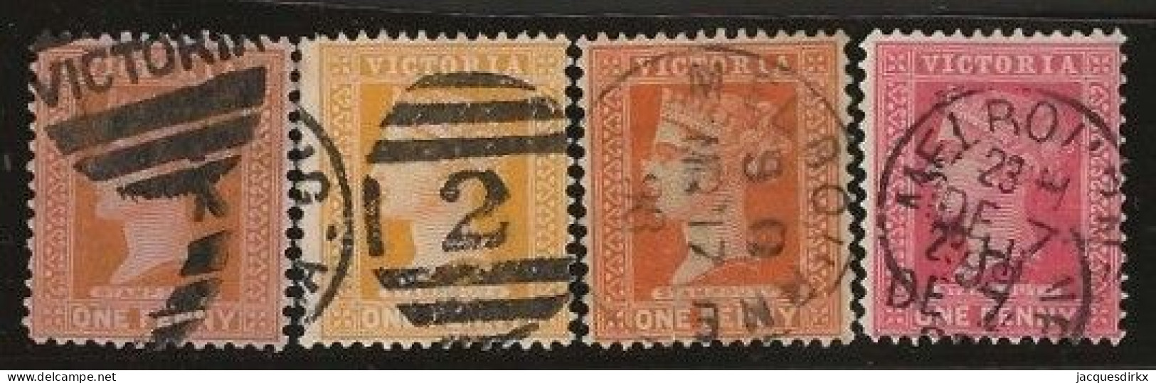 Victoria    .   SG    .   313  4x    .   O      .     Cancelled - Used Stamps