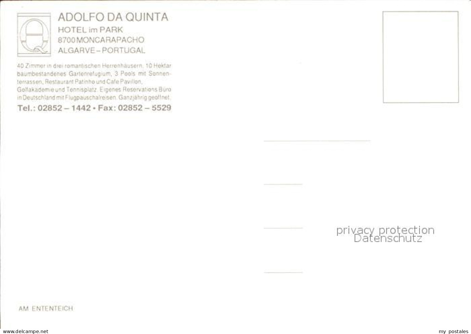 72577085 Moncarapacho Adolfo Da Quinta Hotel Im Park Moncarapacho Algarve - Autres & Non Classés