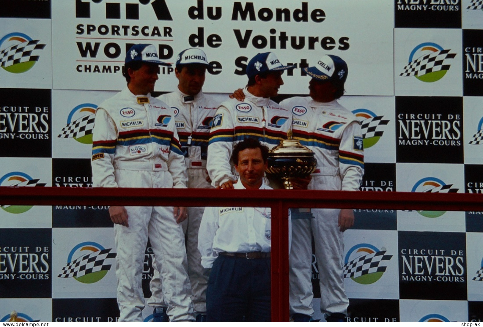 Dia0003/ DIA Foto Jean Tode , Keke Rosberg  Magny Cours 1991 Autorennen  - Cars