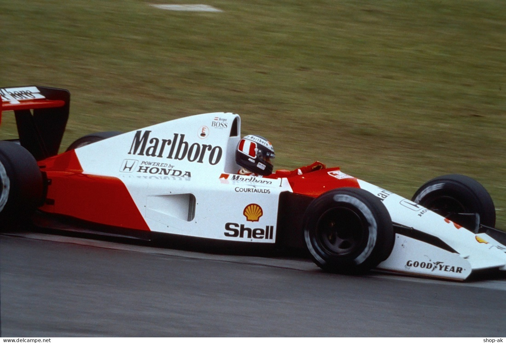 Dia0012/ DIA Foto G. Berger Auf Honda McLaren  1991 Formel 1 Rennwagen - KFZ
